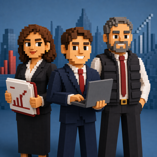 Voxel Equity Bros character