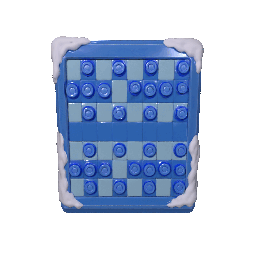 Animated preview of the Ice Checkers board