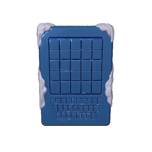 Animated preview of the Ice Wordle board