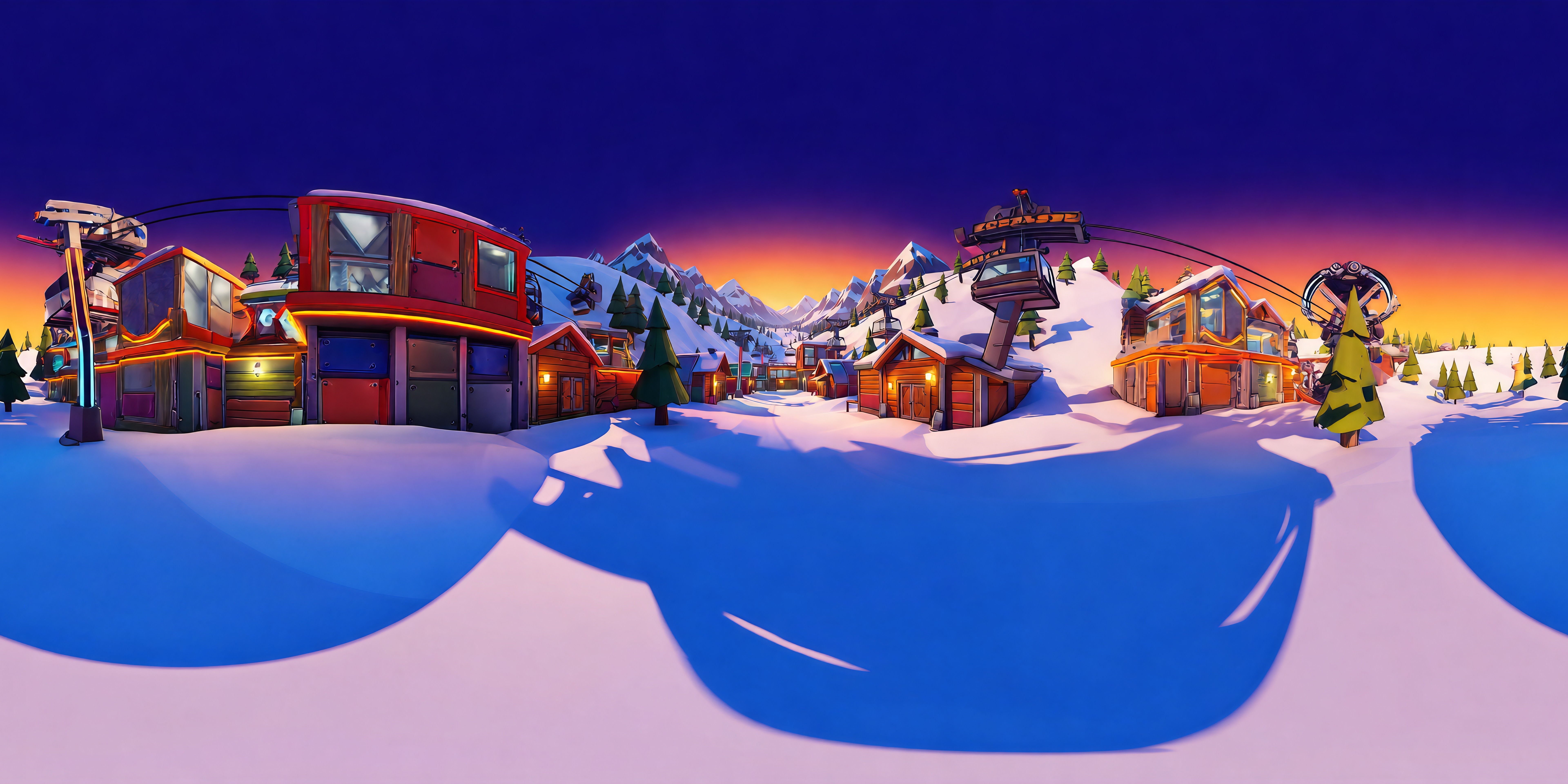 TradeBangers Chalet Basecamp panorama