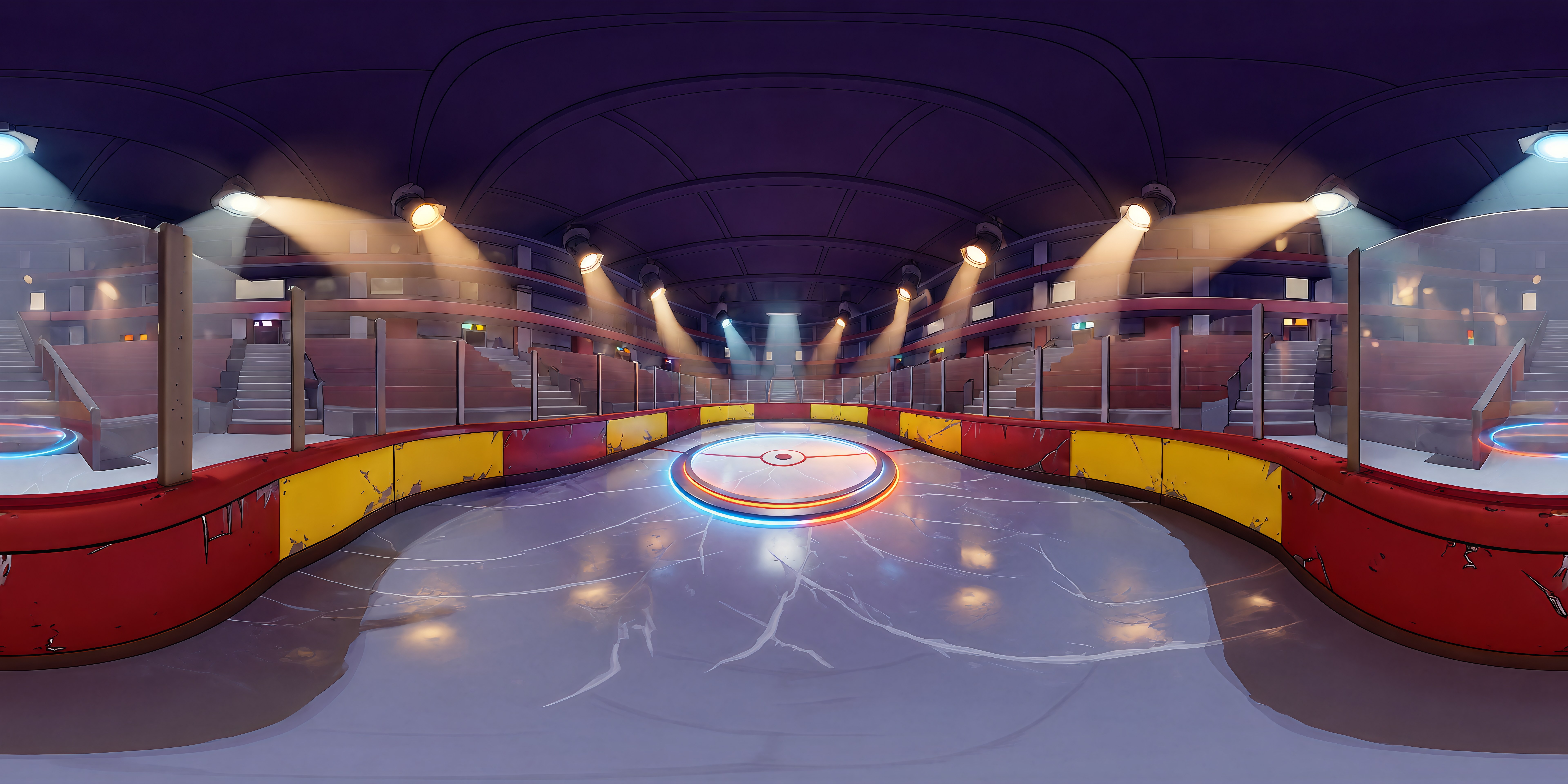 TradeBangers Curling Rink panorama