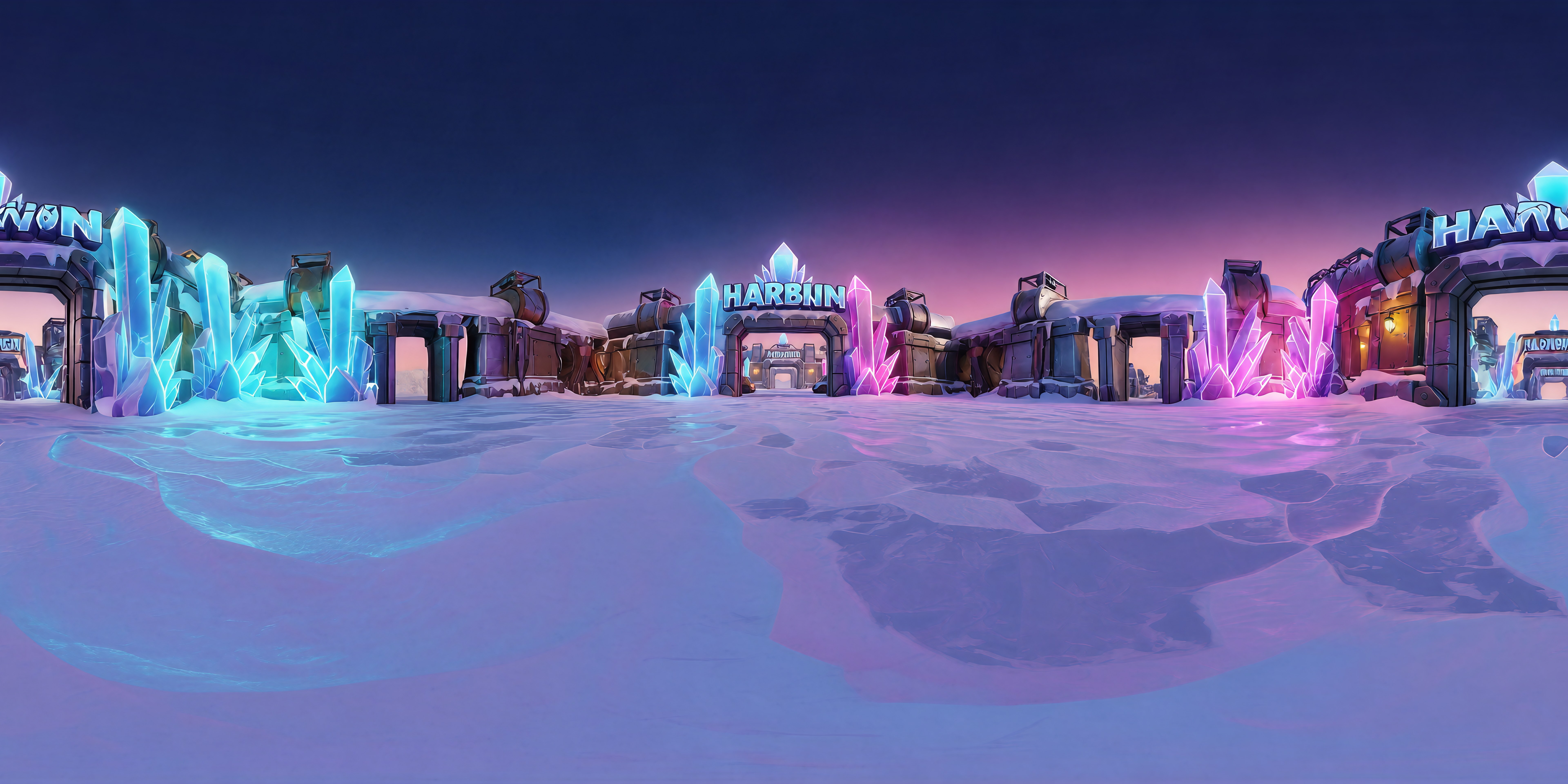 TradeBangers Harbin Ice Gate panorama