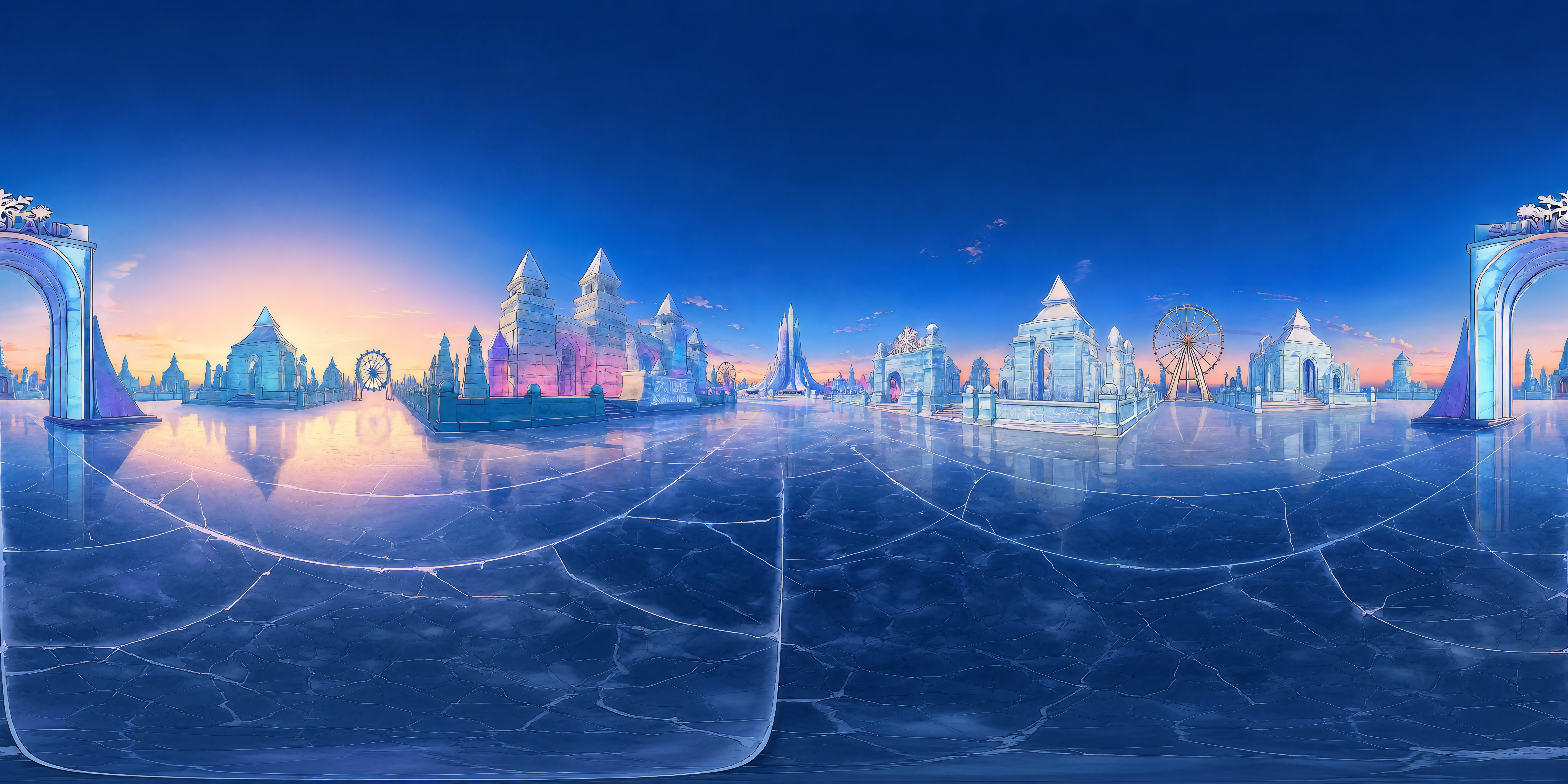 TradeBangers Ice Park panorama