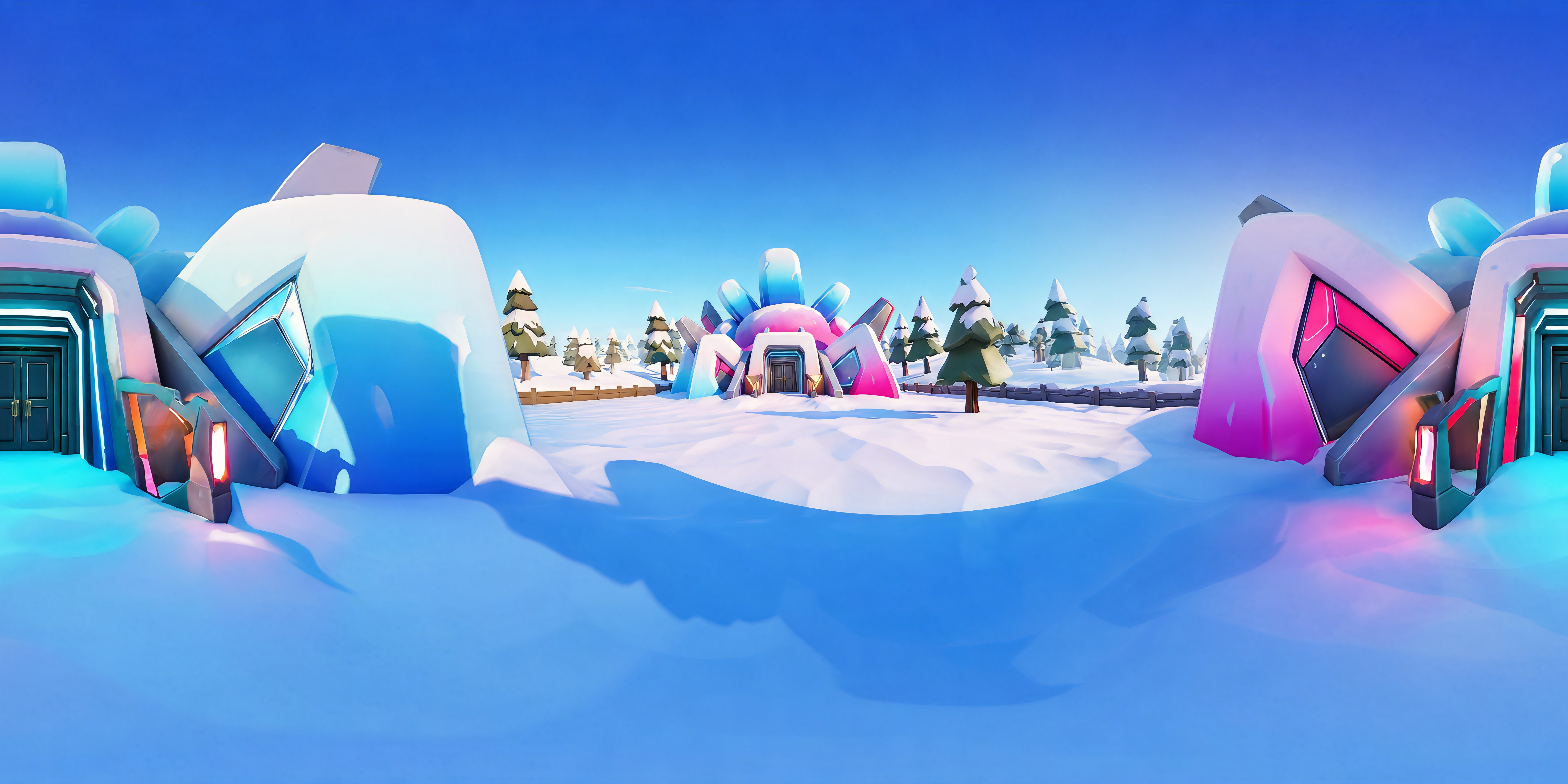 TradeBangers Igloo Camp panorama