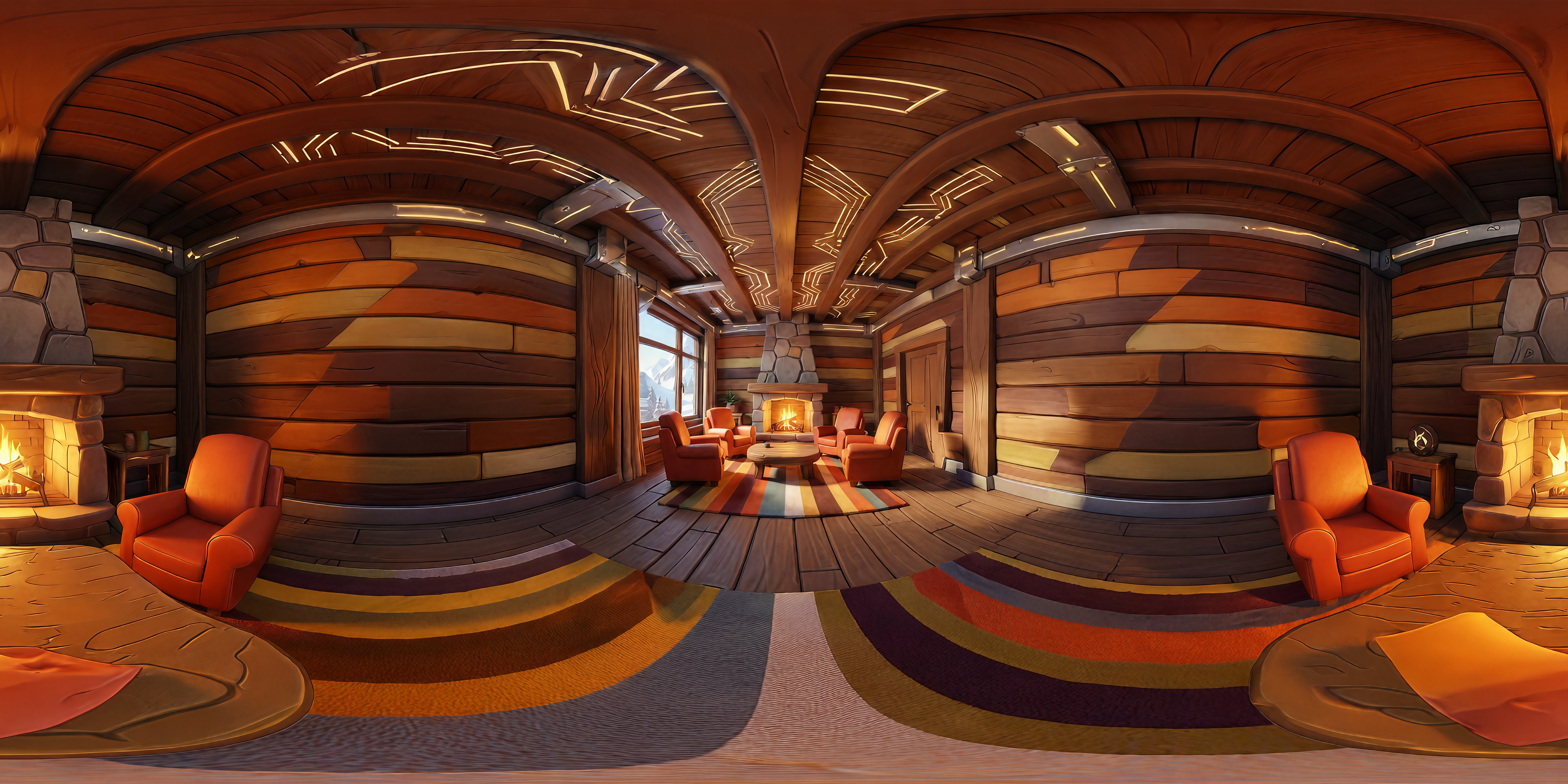 TradeBangers Lodge Railcar panorama