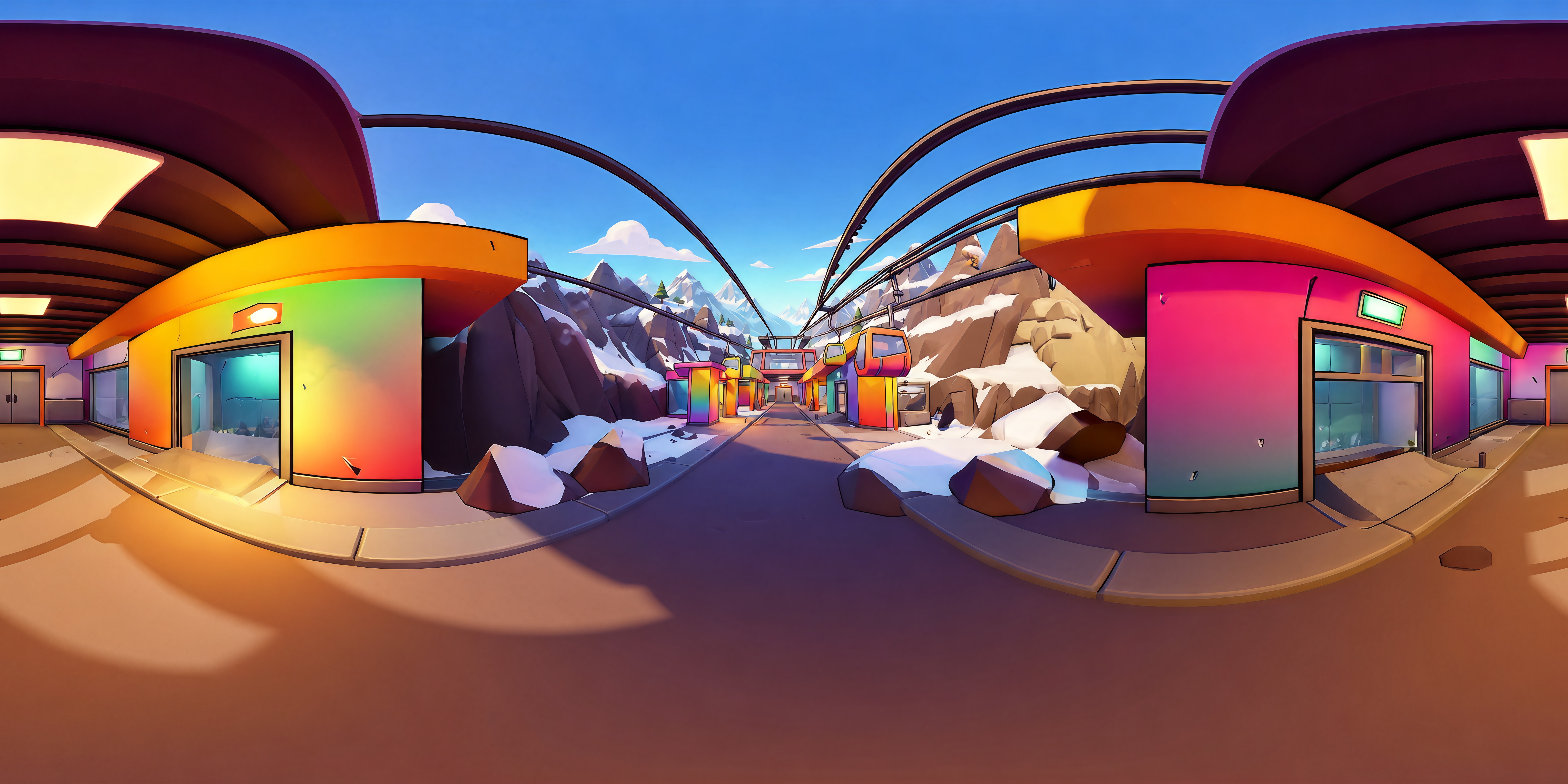 TradeBangers Mountain Transit Village panorama