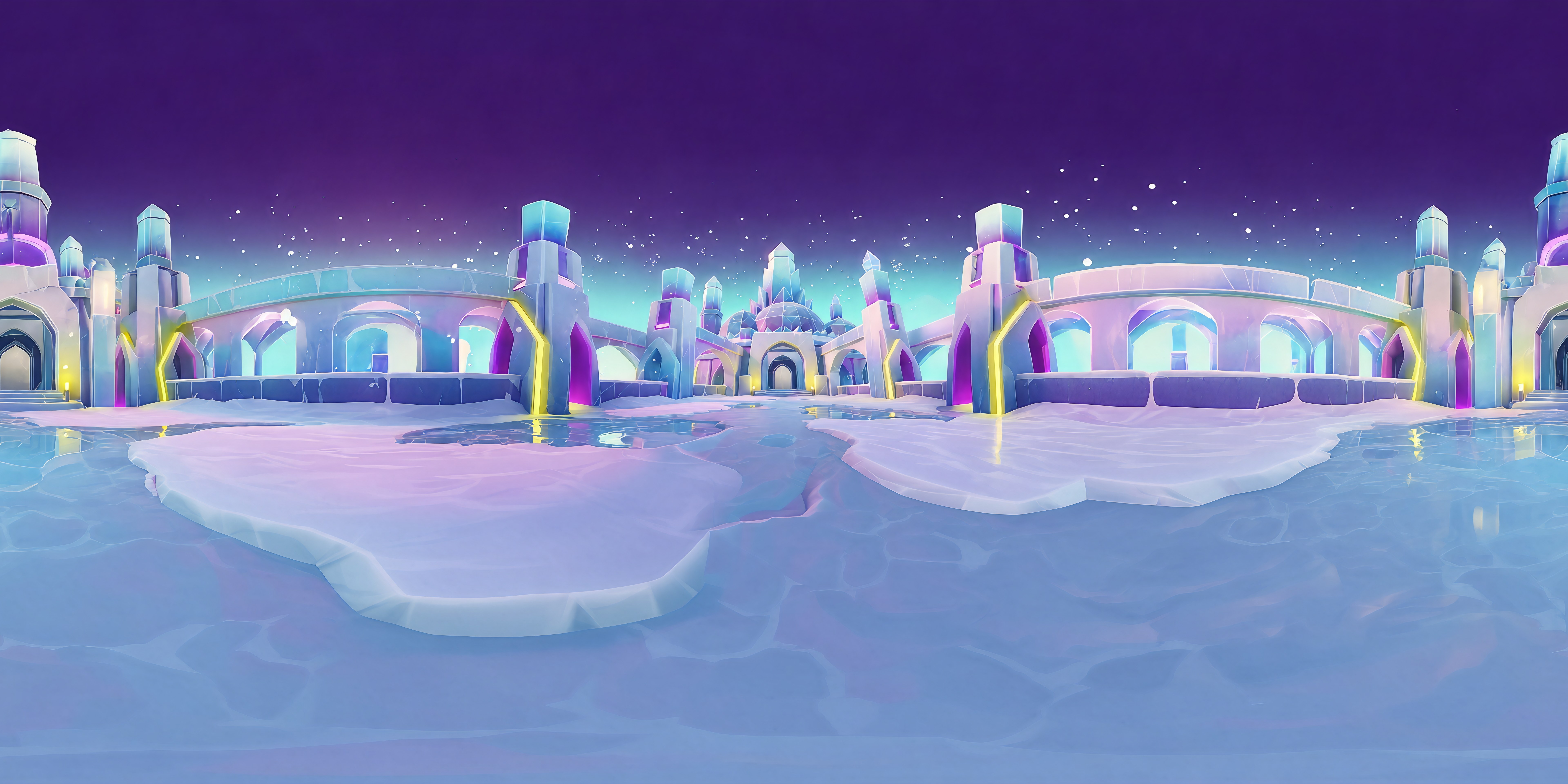 TradeBangers Snow Palace Arcade panorama