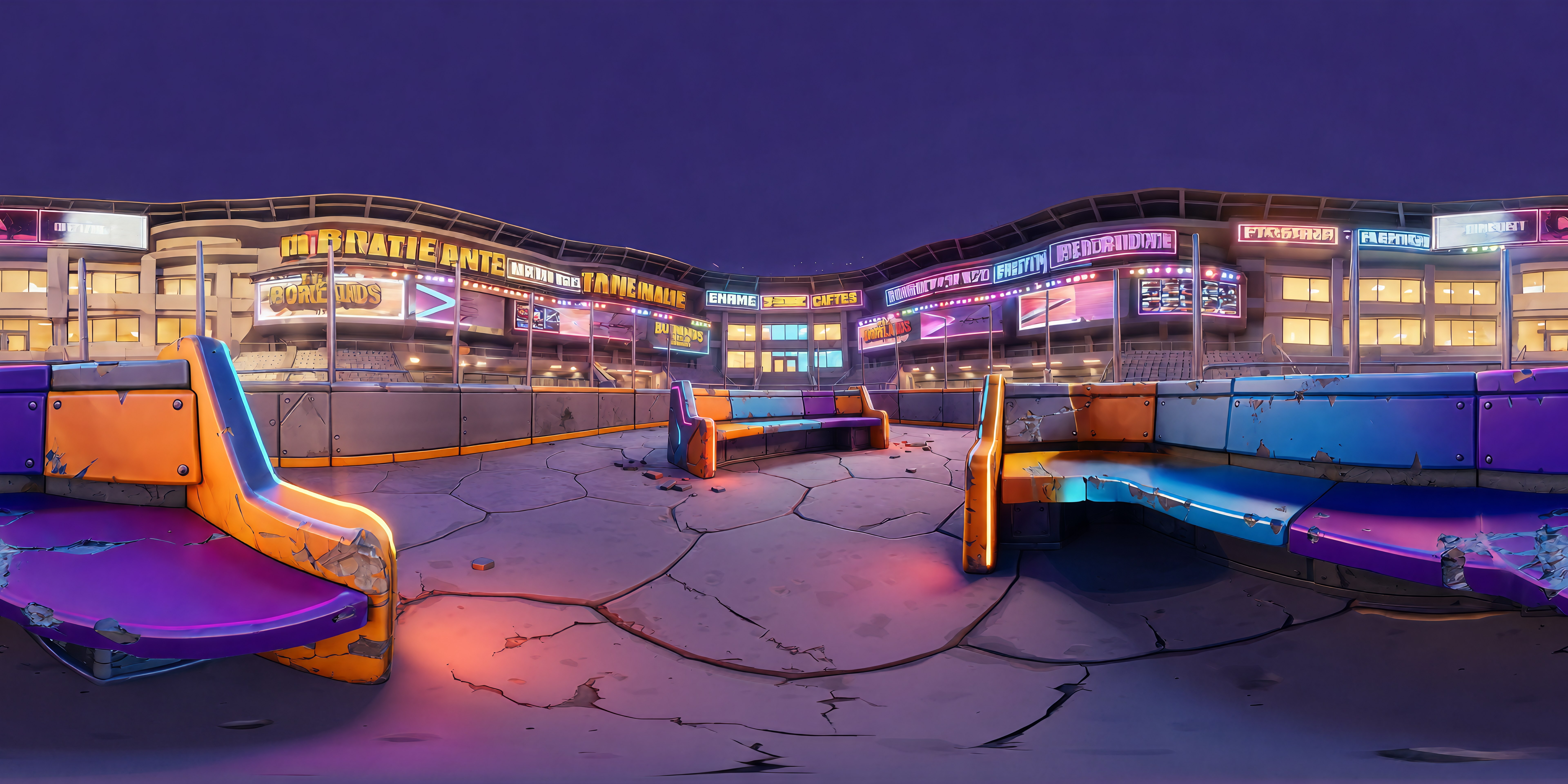 TradeBangers Winter Sports Plaza panorama